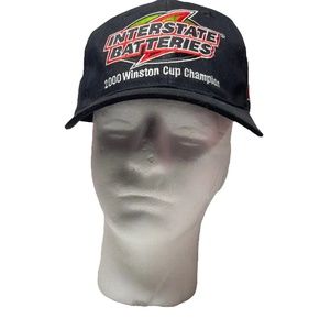 Bobby Labonte #18 2000 Winston Cup Champion Interstate Batteries NASCAR Hat Cap